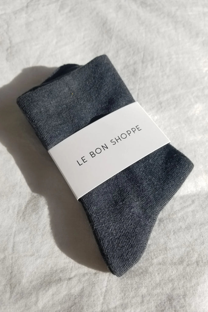 Le Bon Shoppe | Sneaker Socks | Ht. Black