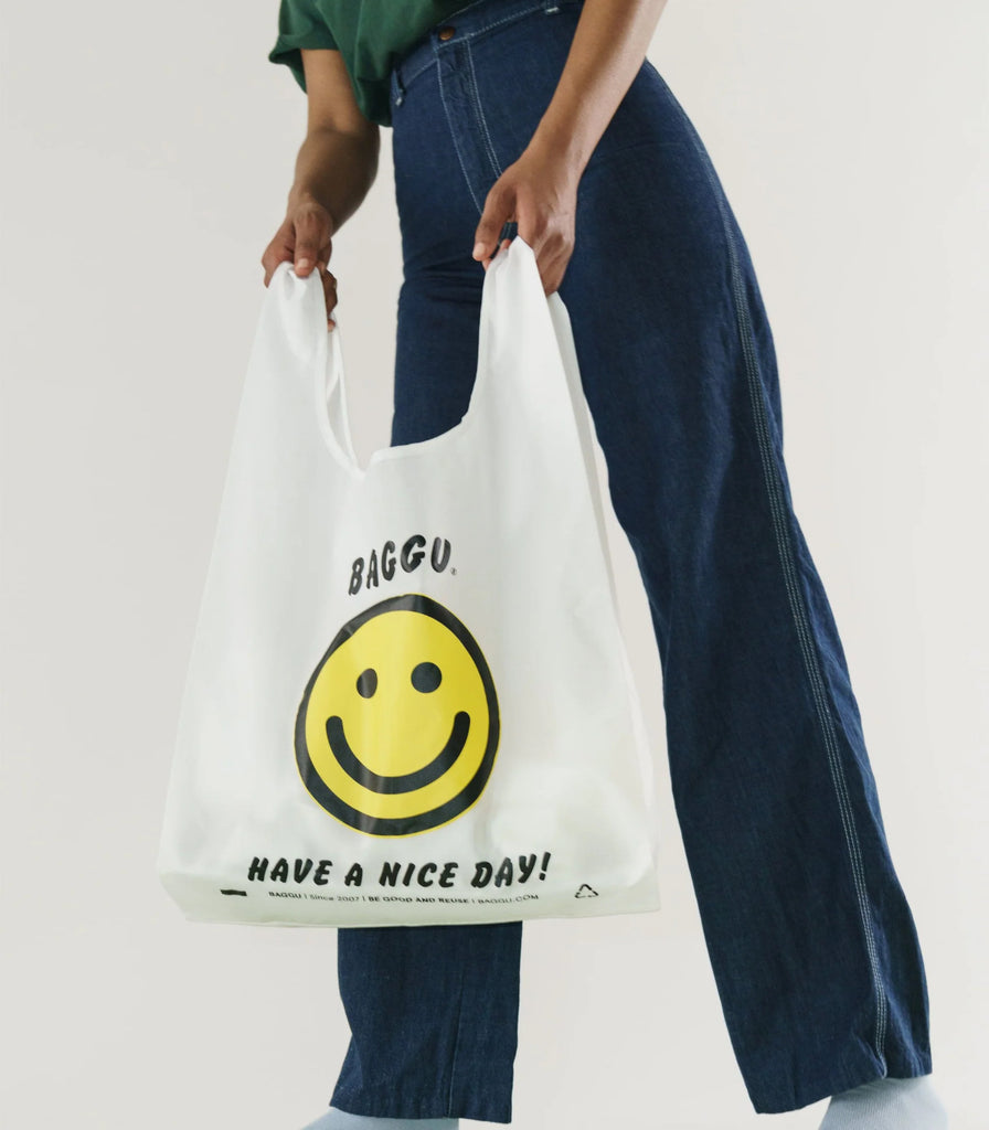 Baggu standard size reusable have a nice day tote