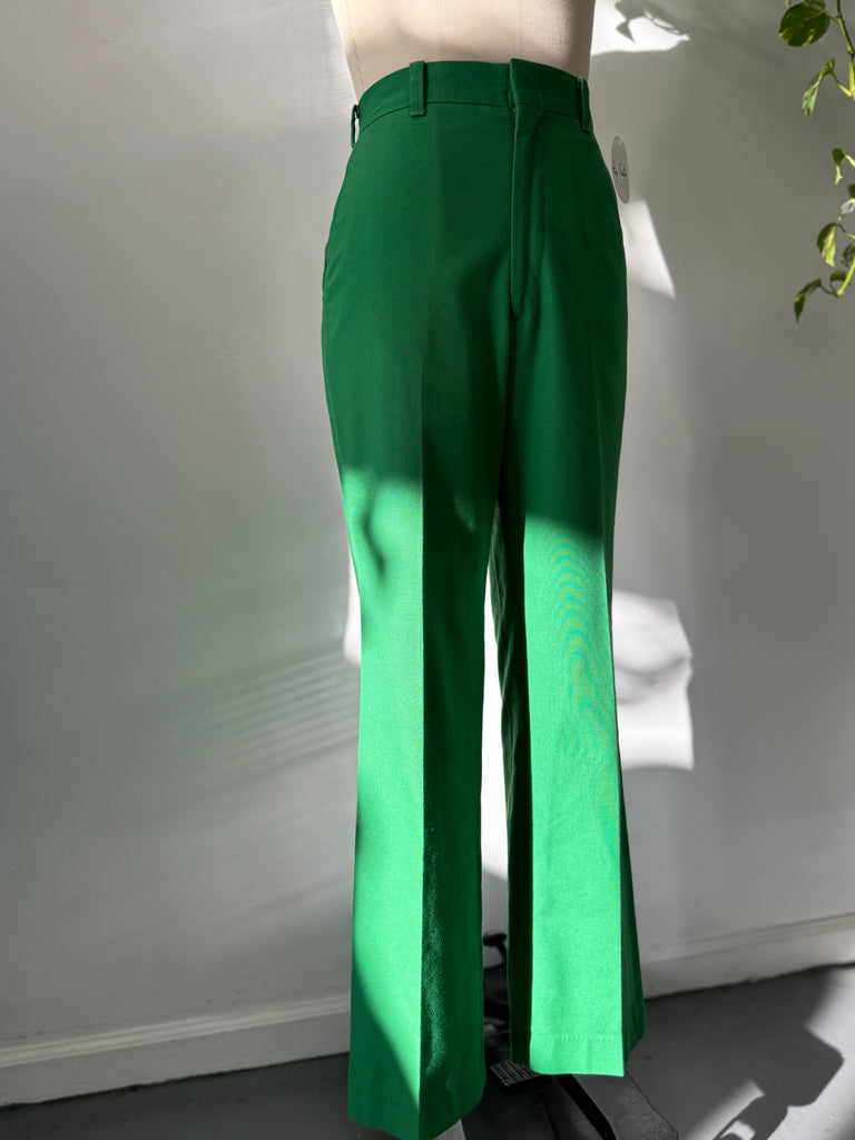 1970’s green Vintage Pants waist “32”