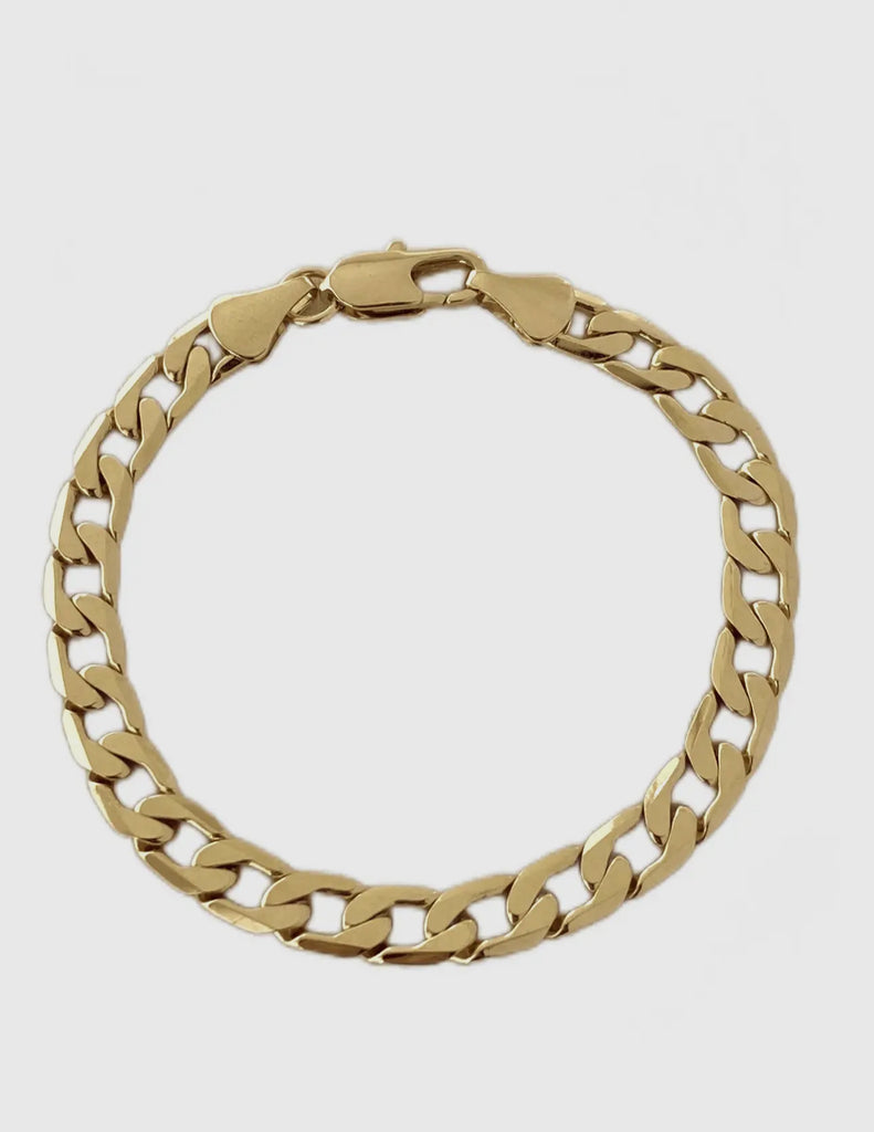 Gold plated kissa bracelet