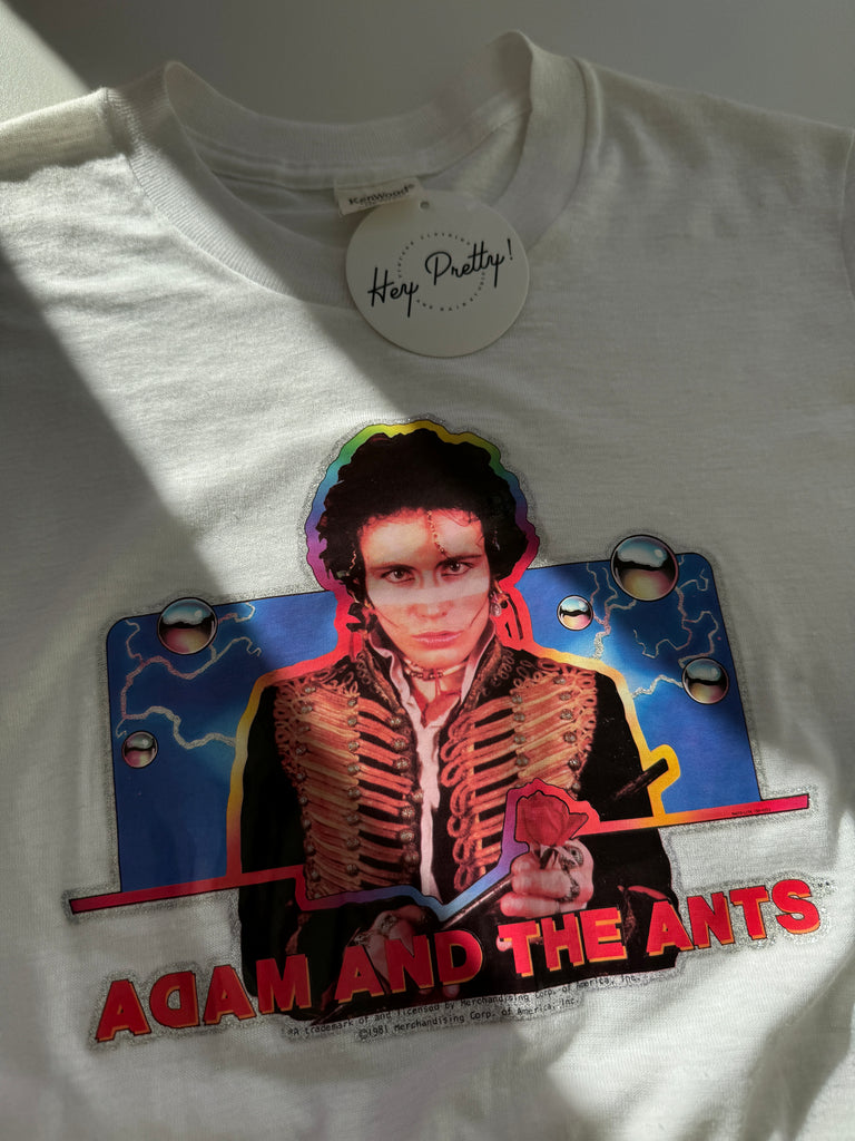 1981 iron on Adam And The Ants T Shirt