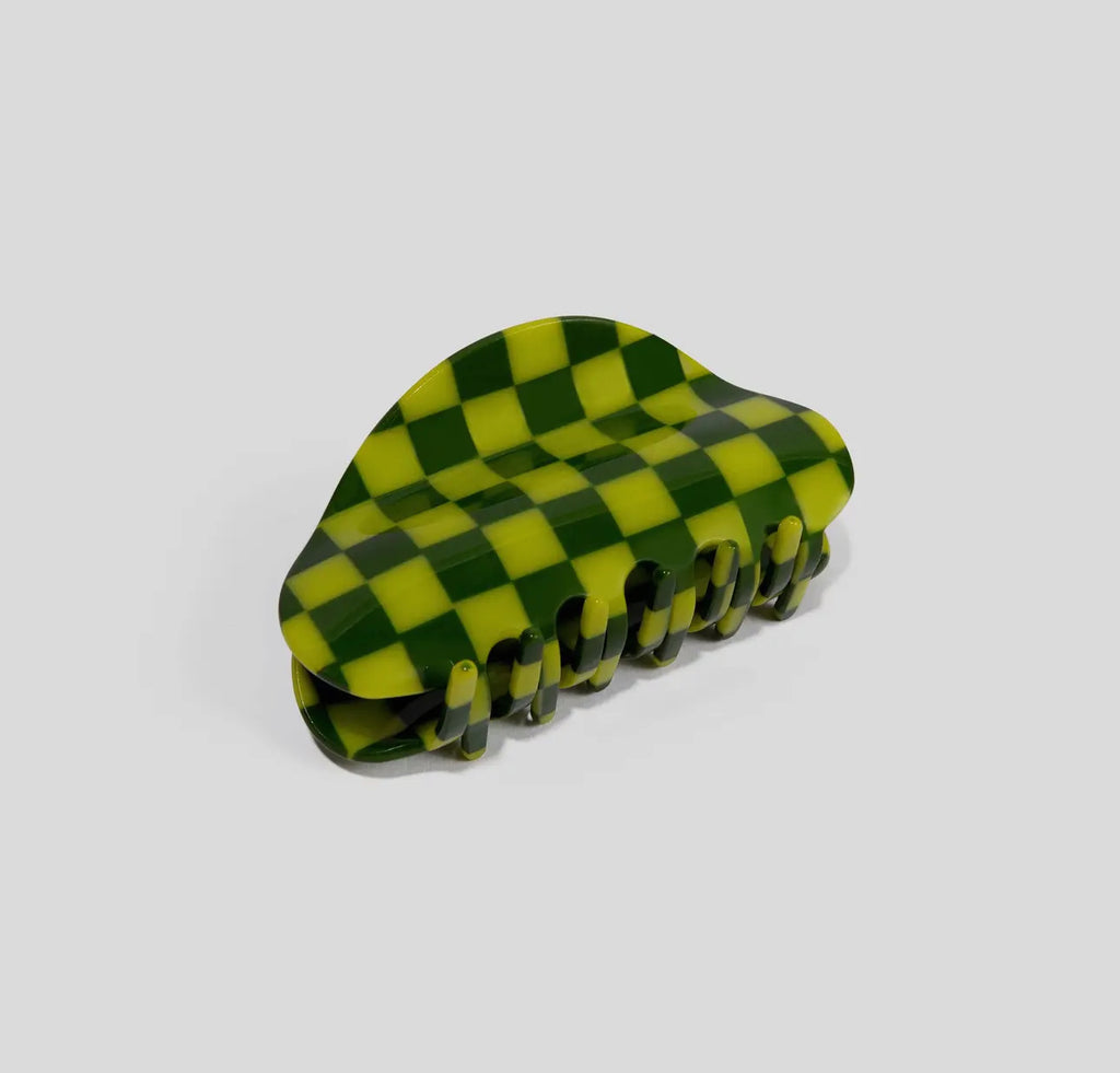 Chunks checkered clip in dill