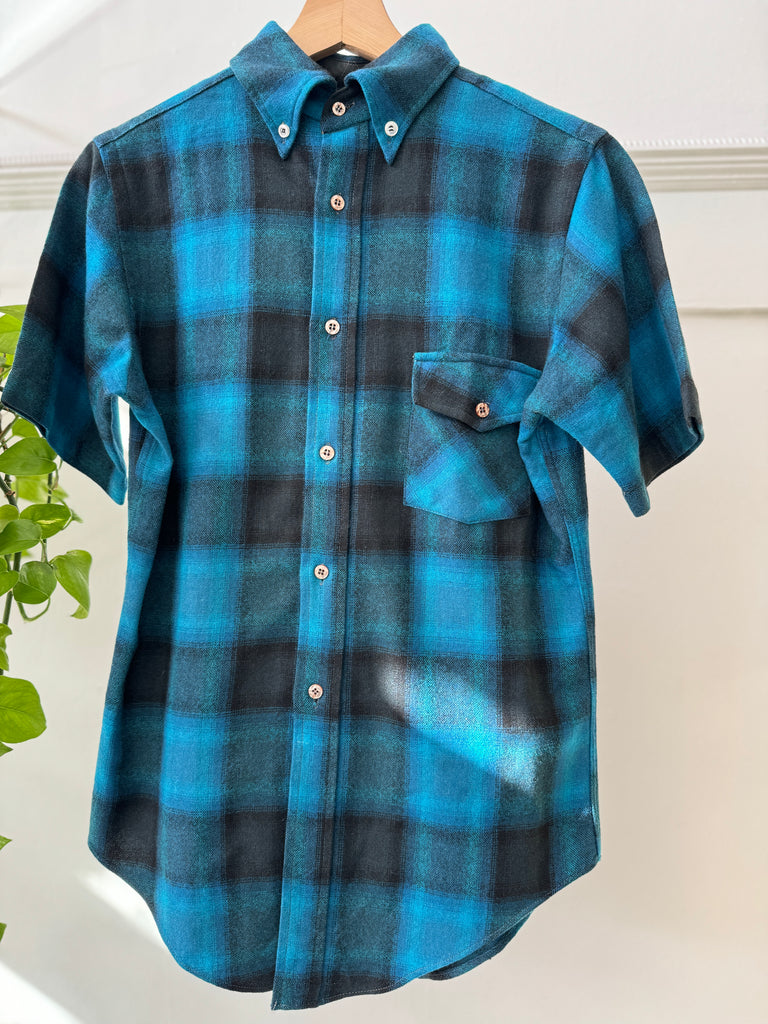 Vintage national wool button up