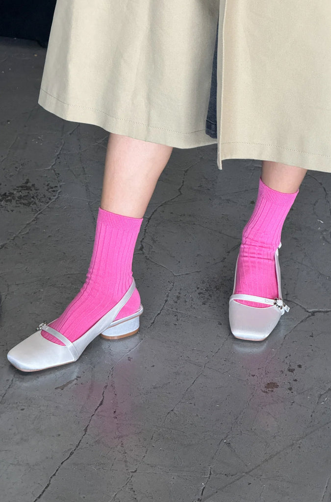 Le Bon Shoppe | her socks | bright pink