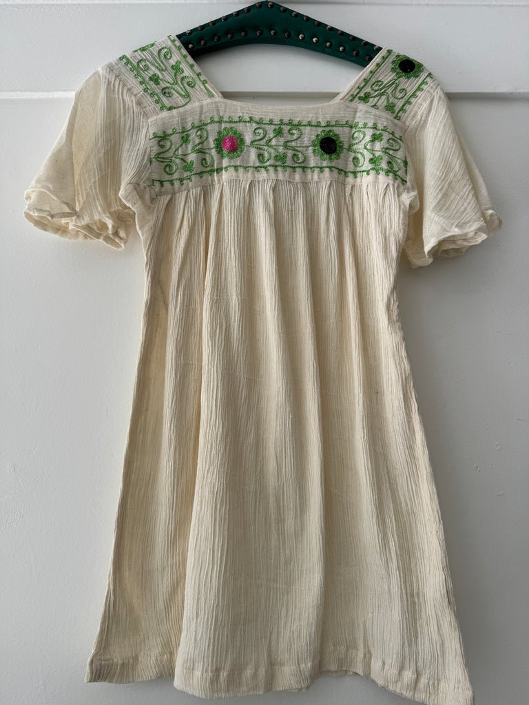 Vintage dead stock cotton embroidered top