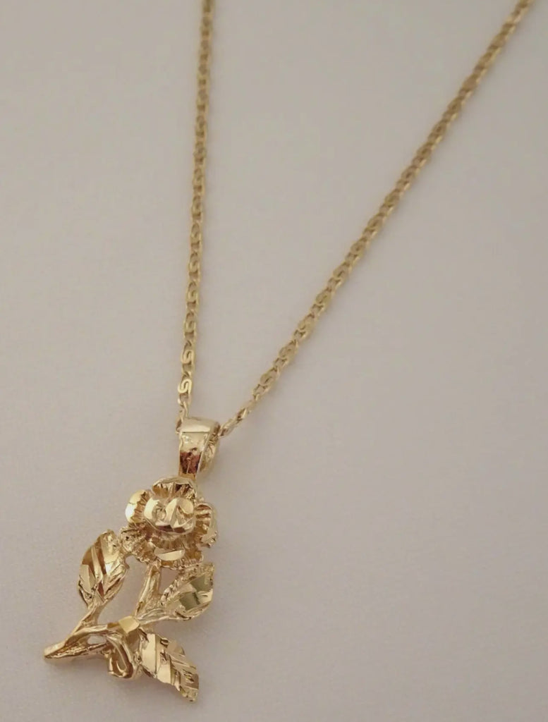Mini rose necklace “18”