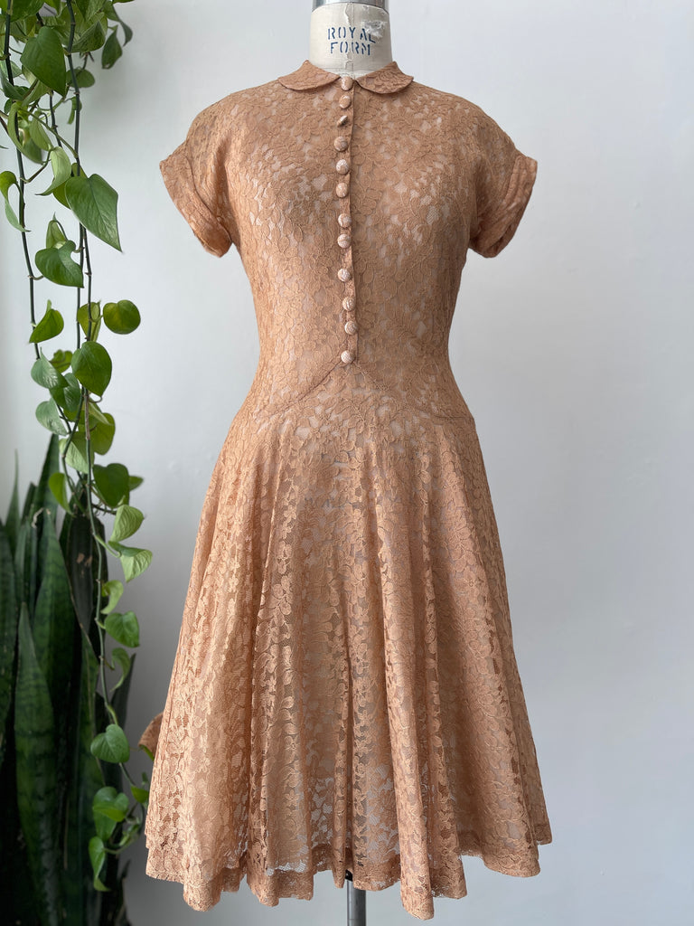 Vintage 1940’s lace dress