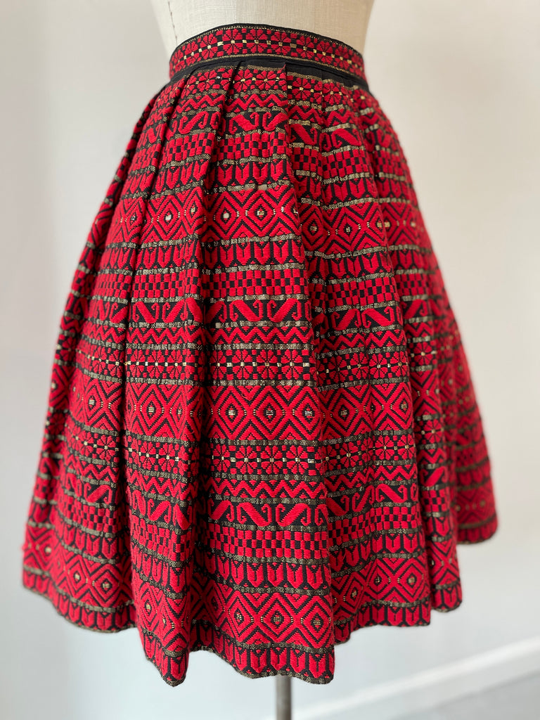 Vintage woven skirt waist "26"