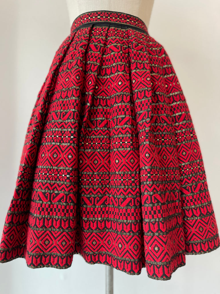 Vintage woven skirt waist "26"