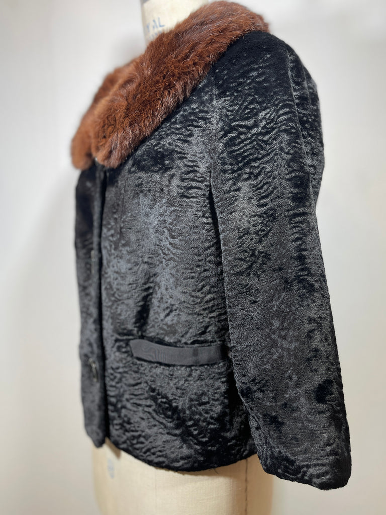 Vintage Jacket with fur collar