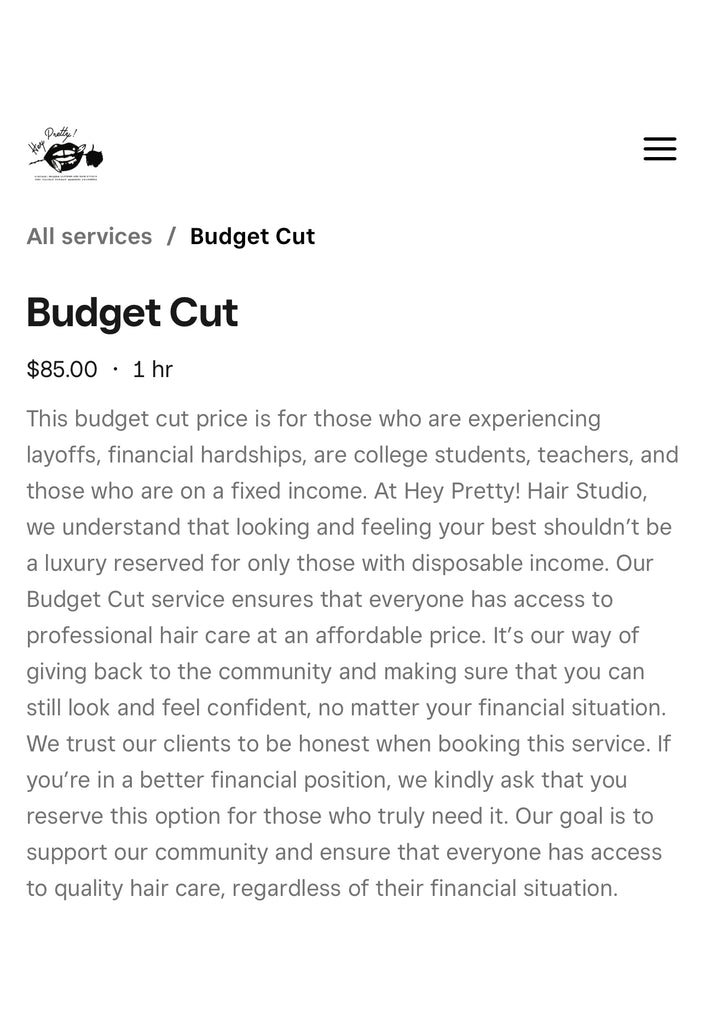 BUDGET CUT | AFFORDABILITY | 2024| ACCESS