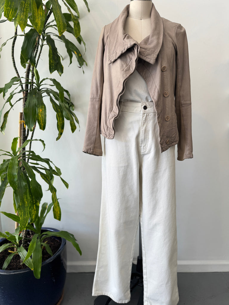 Designer leather ALL SAINTS jacket