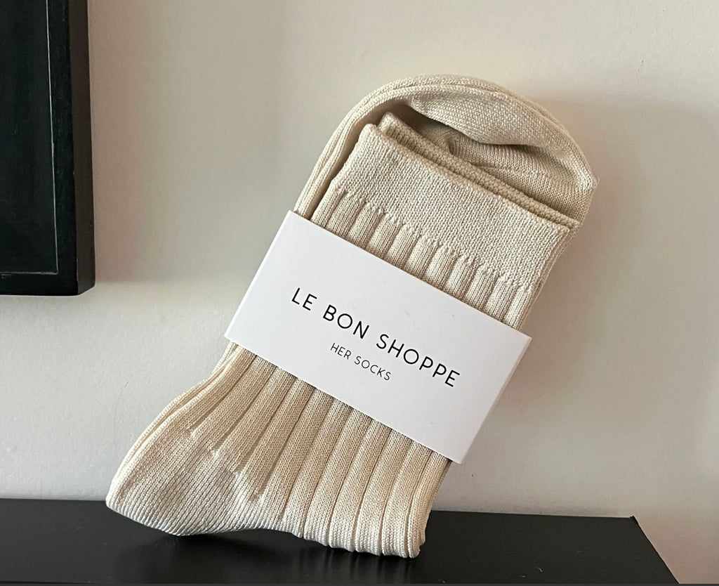 Le Bon Shoppe Her Socks Porcelain