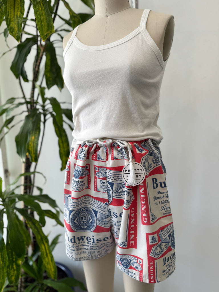 Vintage cotton Budweiser shorts