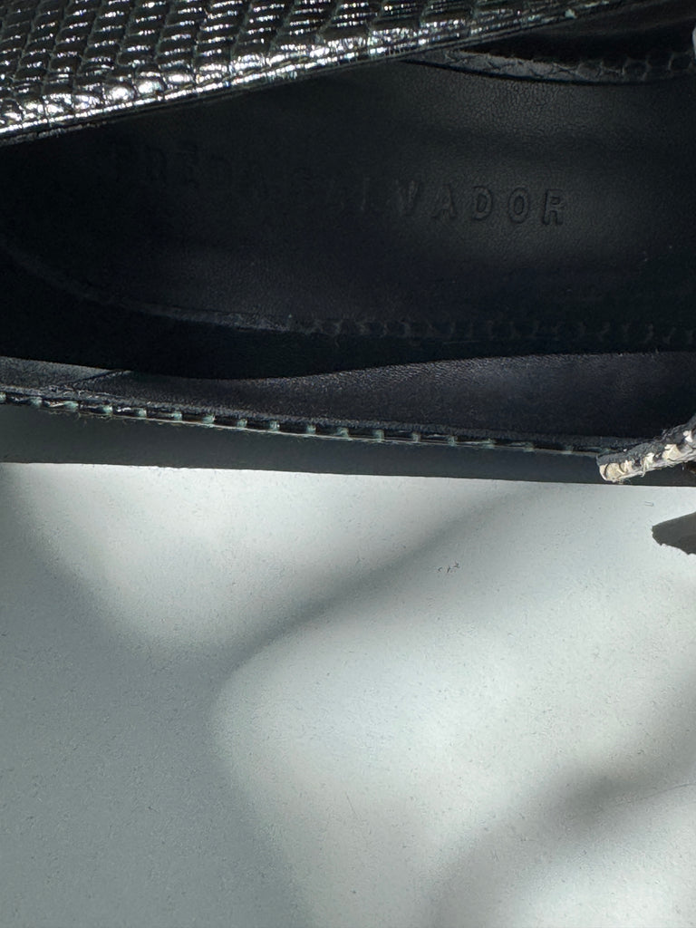 FREDA SALVADOR snake skin shoes 8.5
