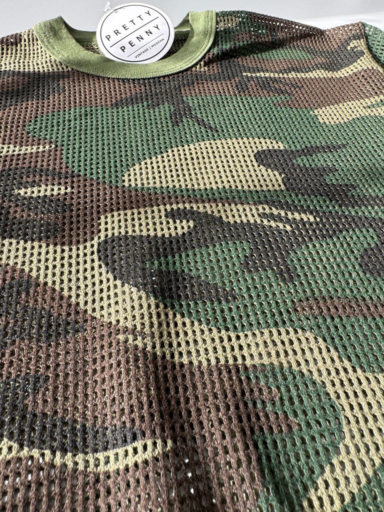 Mesh camo vintage shirt