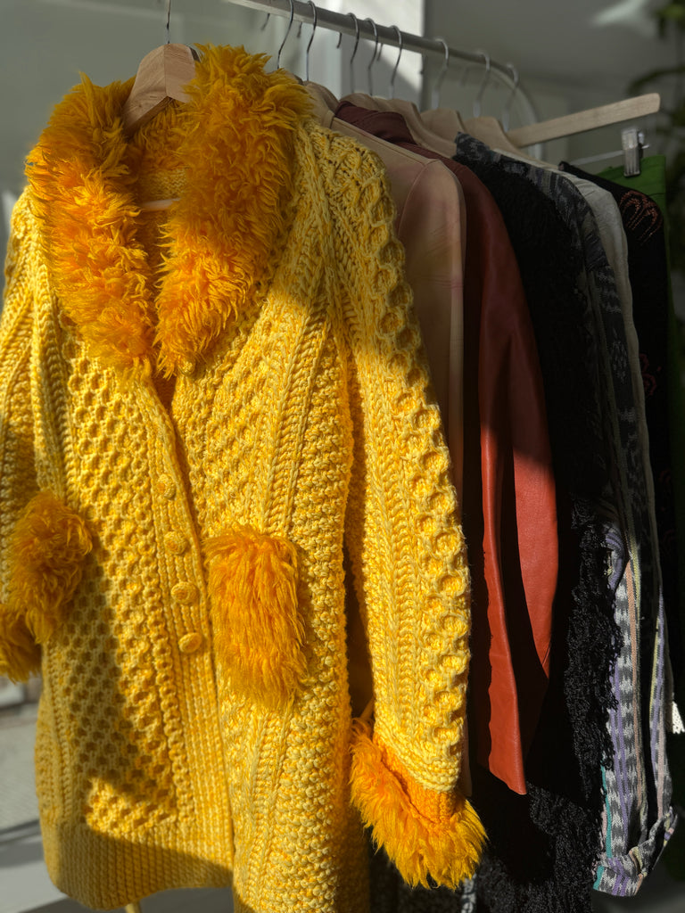 Vintage handmade crochet jacket