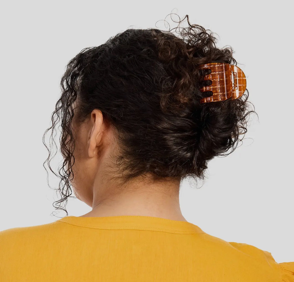 Chunks ursa claw in Carmel plaid