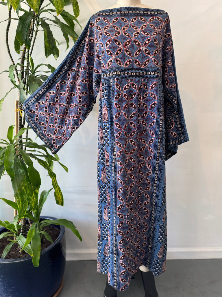 1970’s made in India  fabric cotton dress