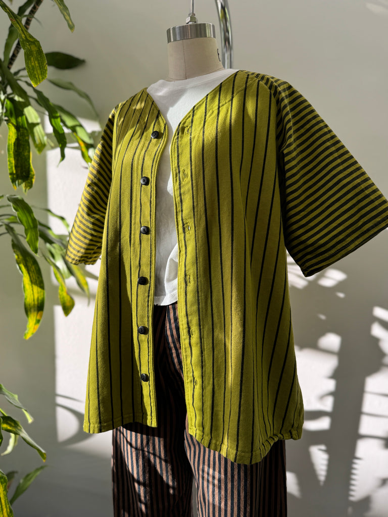 Vintage striped top/outerwear