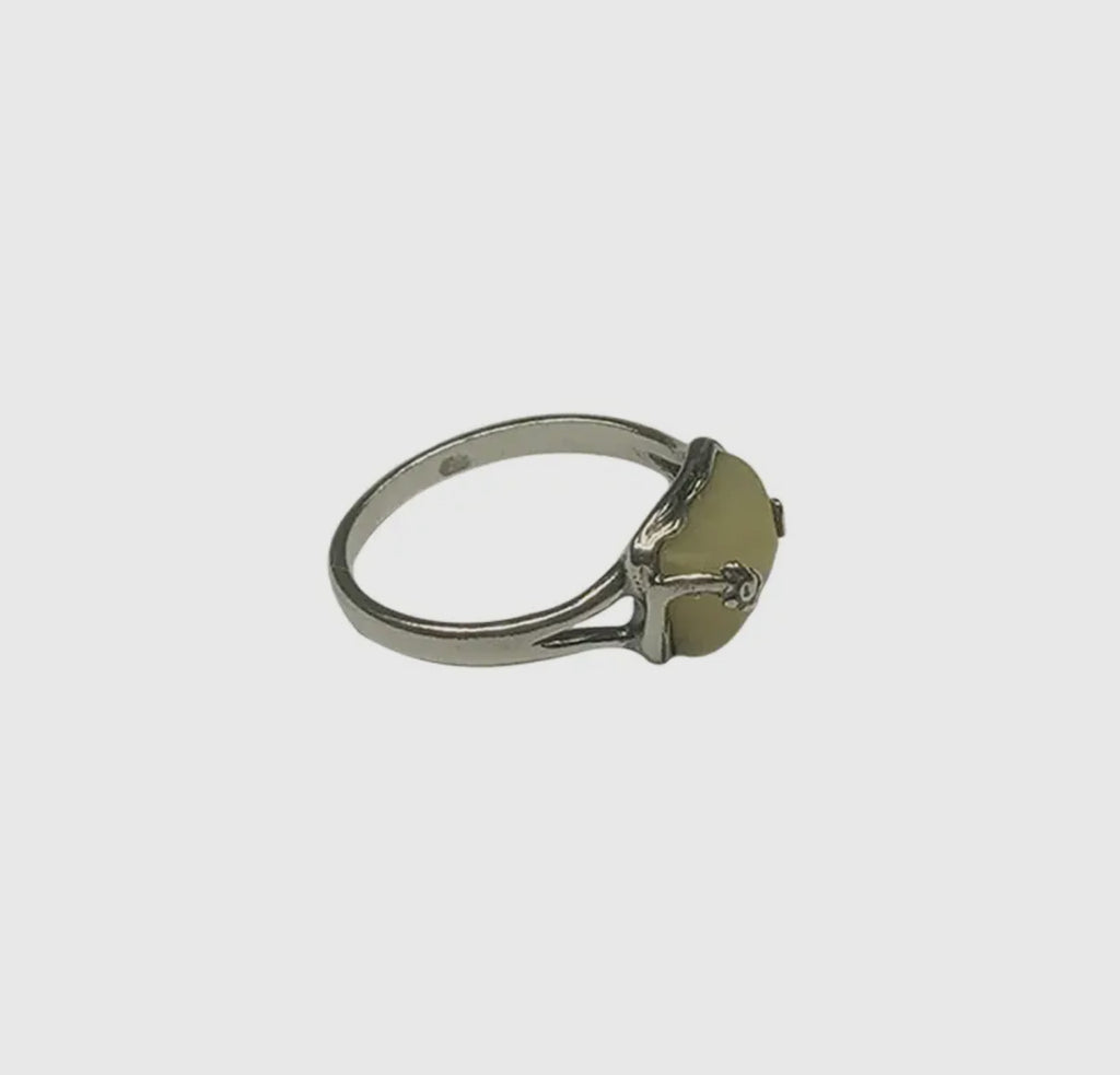 Butterscotch sterling silver ring size 5