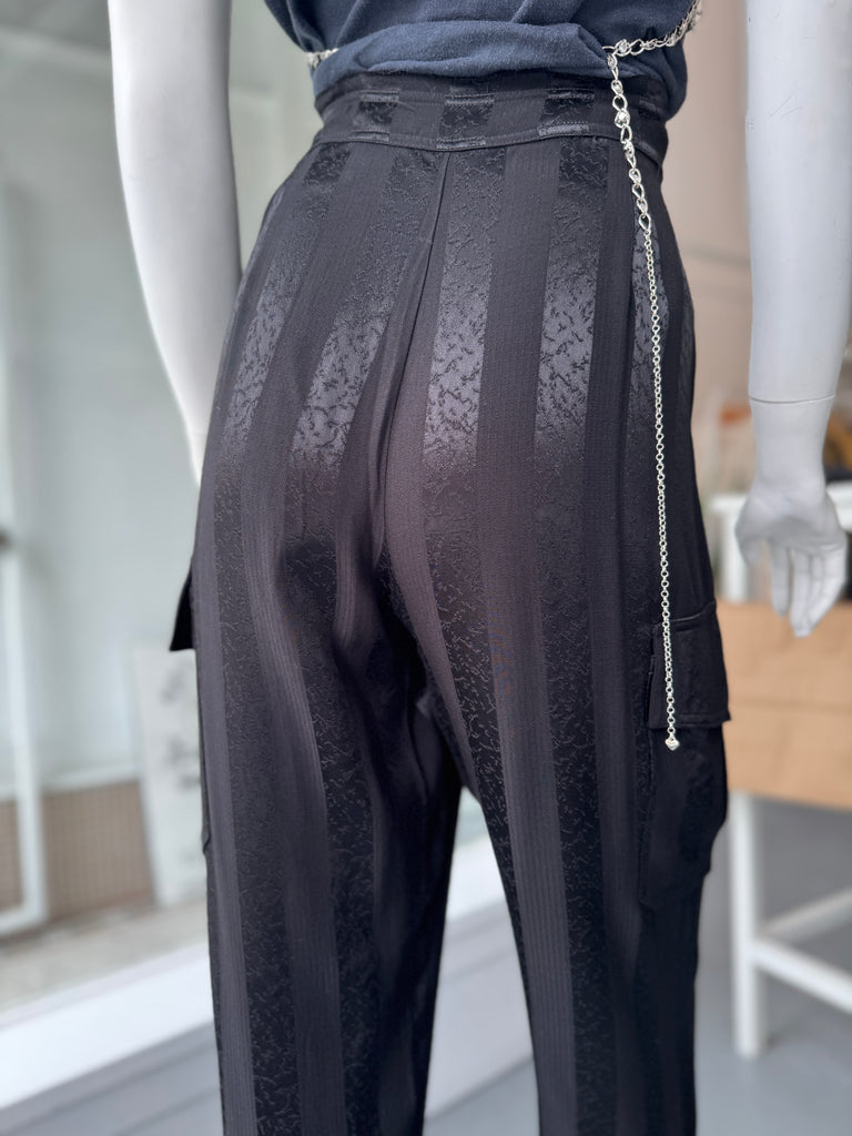 Designer Raquel Allegra silk + cotton pants