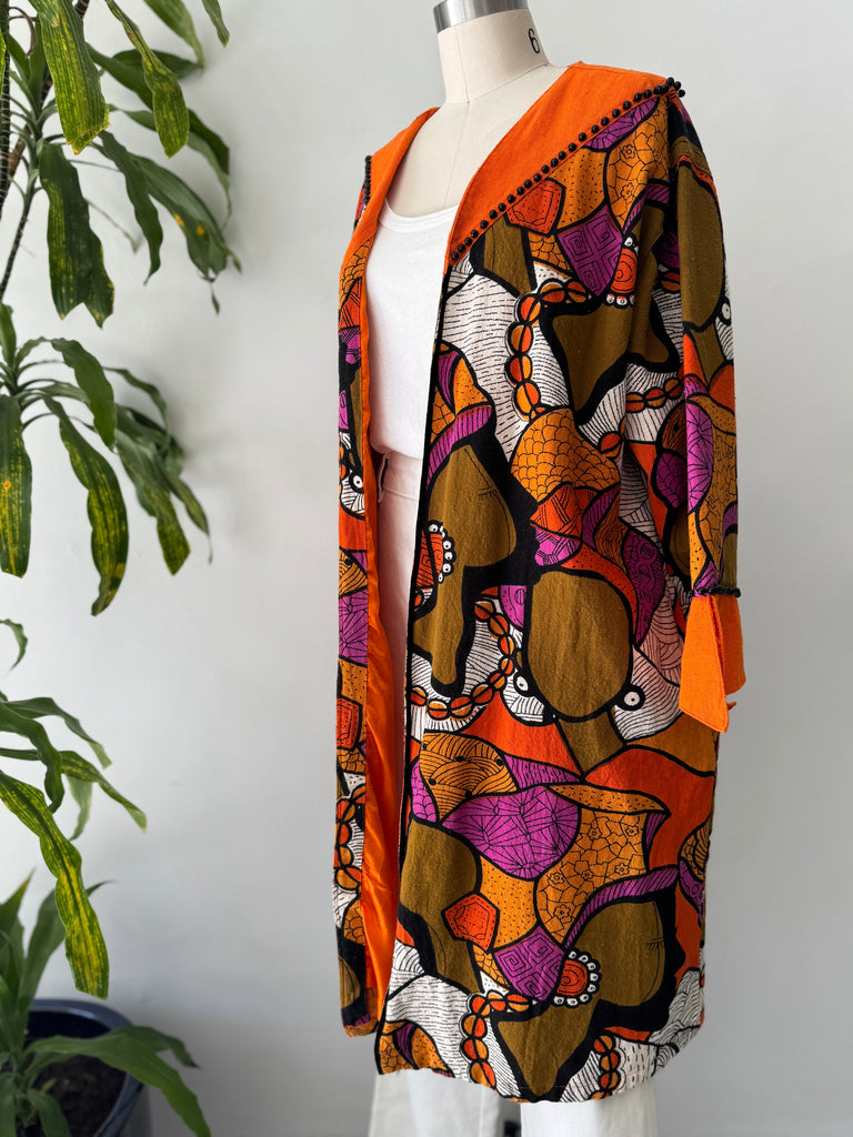 Vintage vibrant outerwear