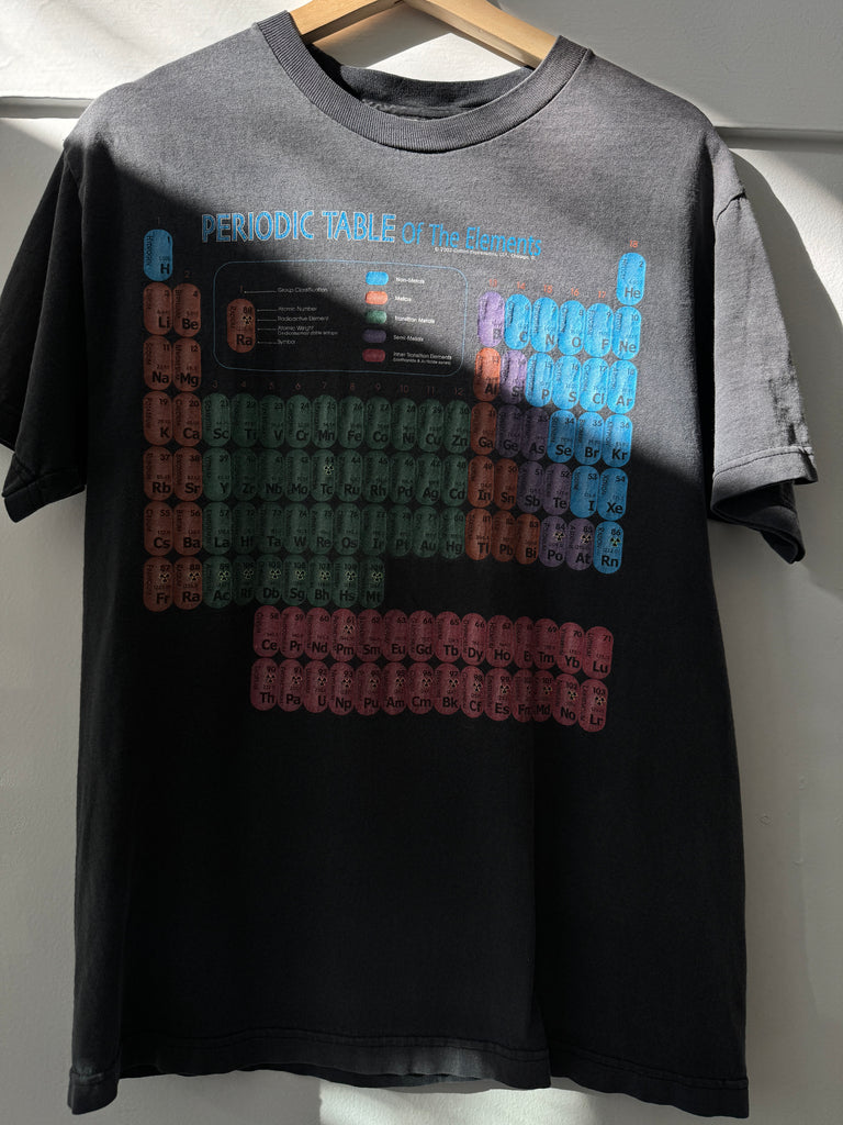 2002 periodic table t shirt