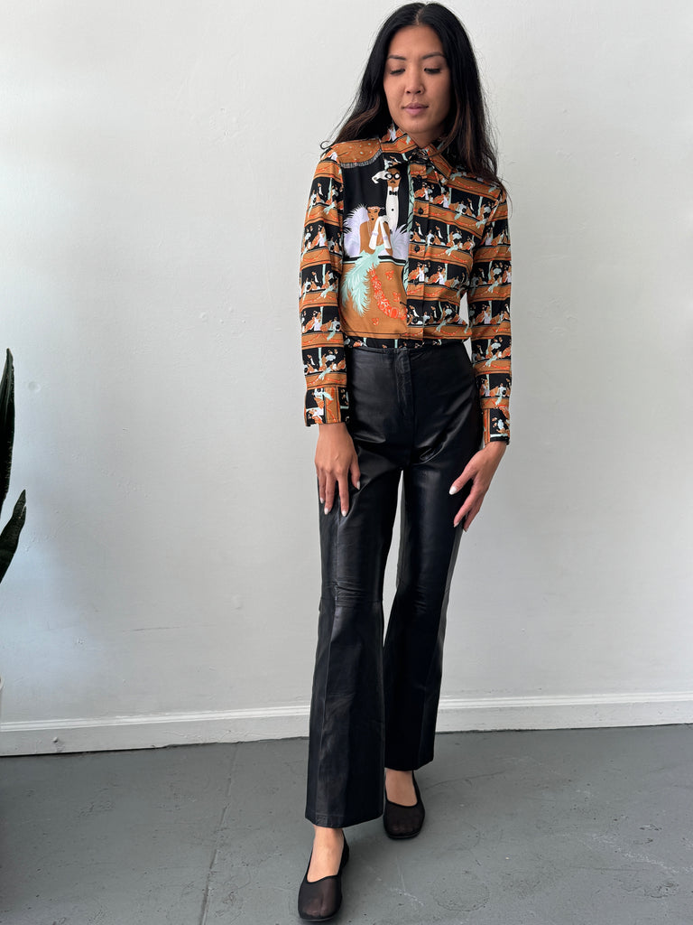 Vintage leather pants waist “30”