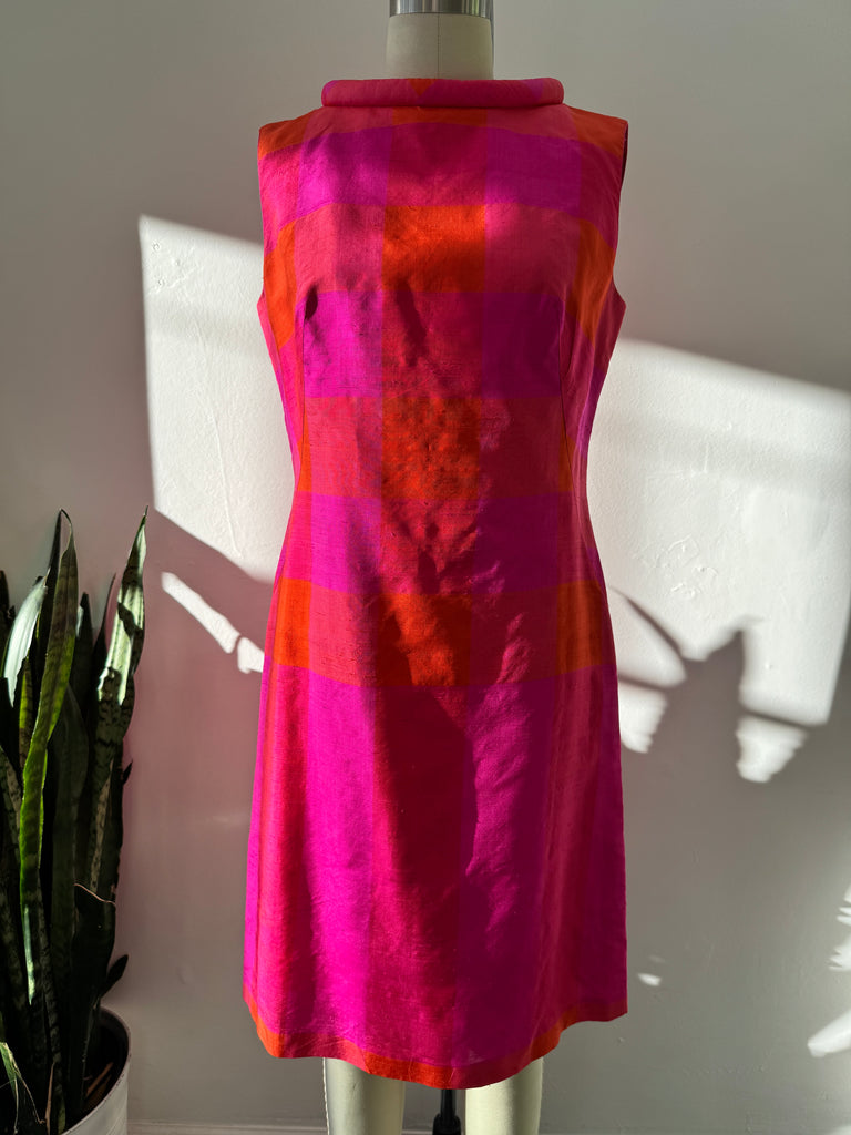 Vintage Haz L's thai silk Dress