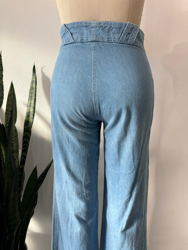 1970’s SUCCO TASH high waist | bell bottoms