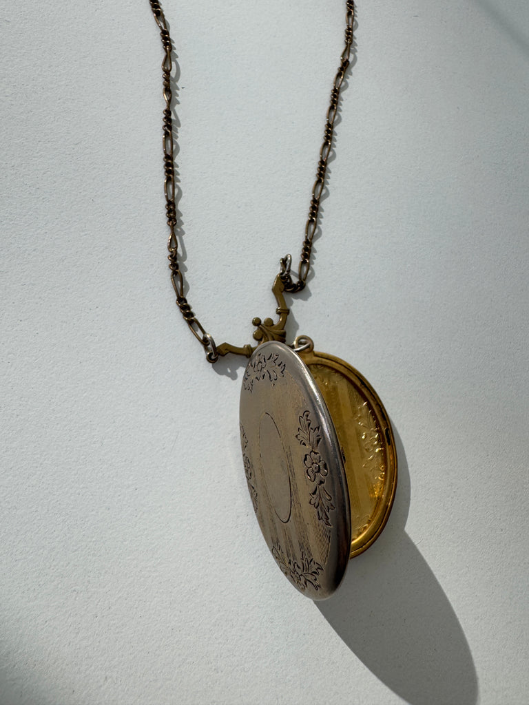 Vintage locket necklace