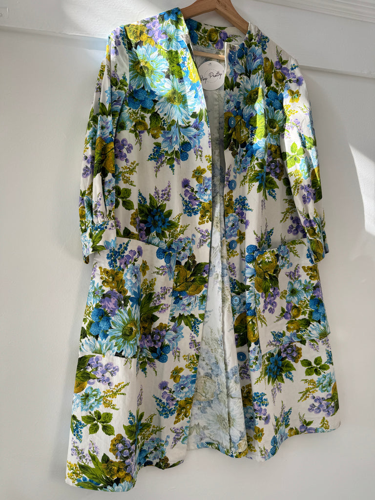 Vintage floral cotton jacket