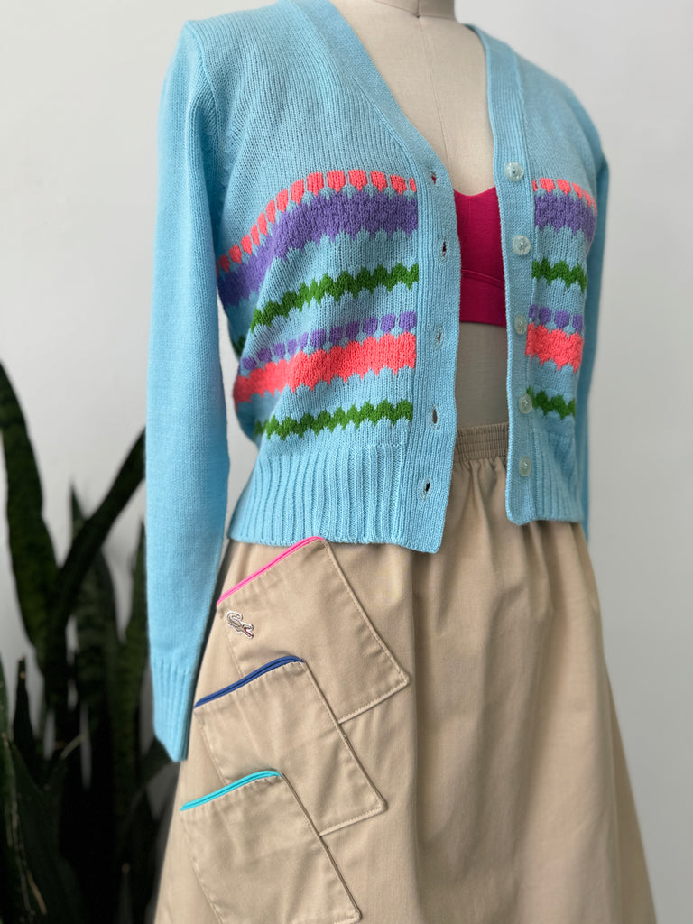 1970's Vintage knit cardigan sweater