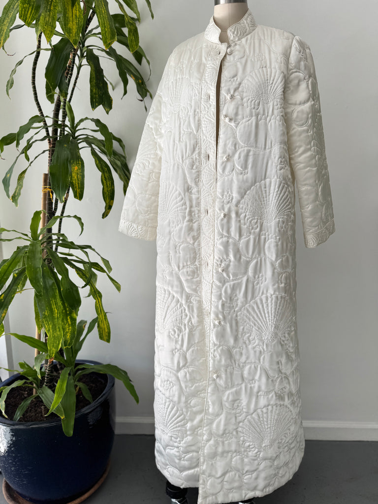 Vintage i magnin quilted outerwear /dress
