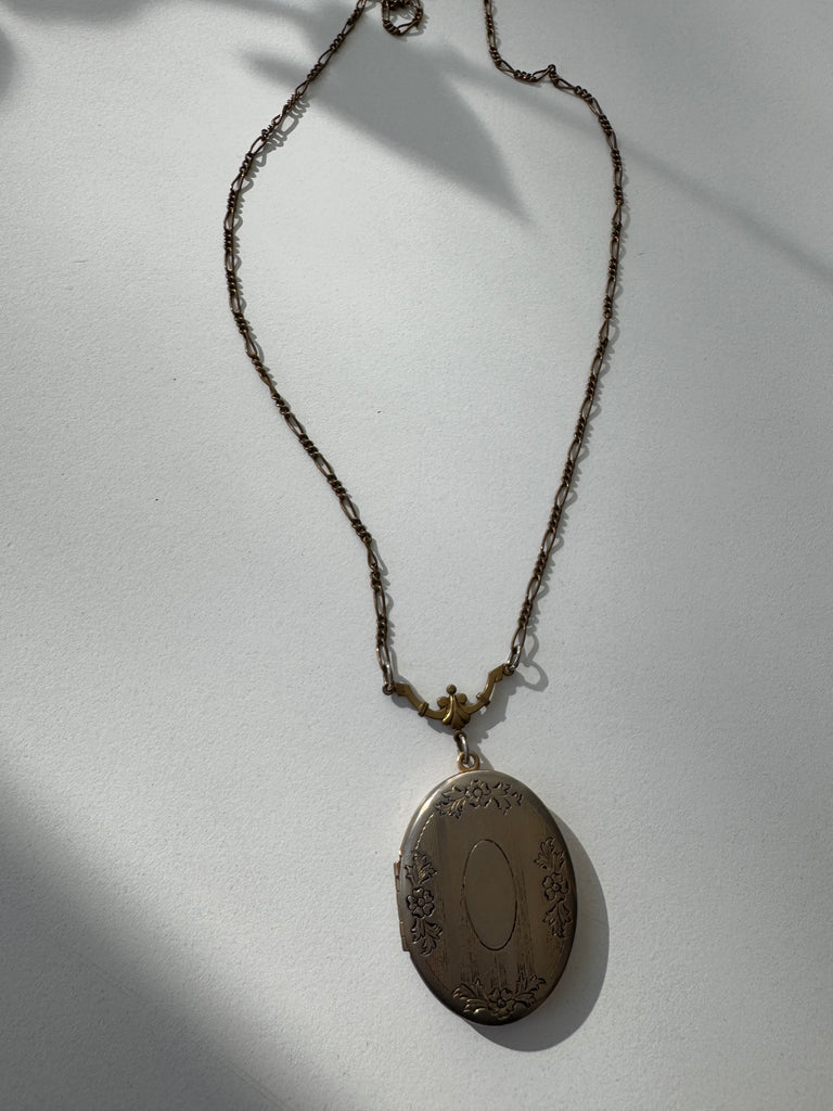 Vintage locket necklace