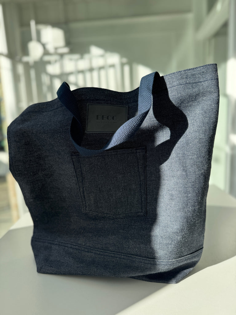 Deco Denim tote bag