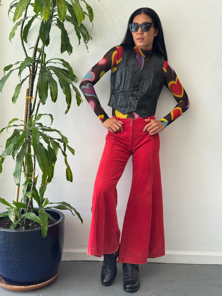 1970’s Alley Cat by Betsey Johnson pants | low waist “32”