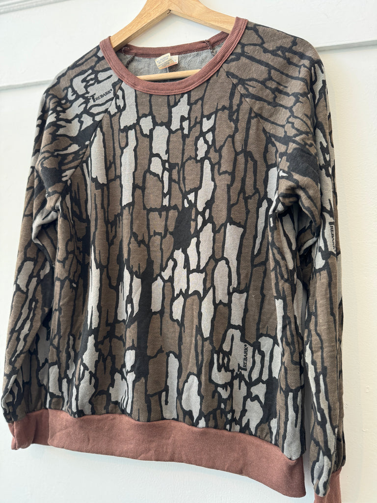 Vintage camo long sleeve t shirt