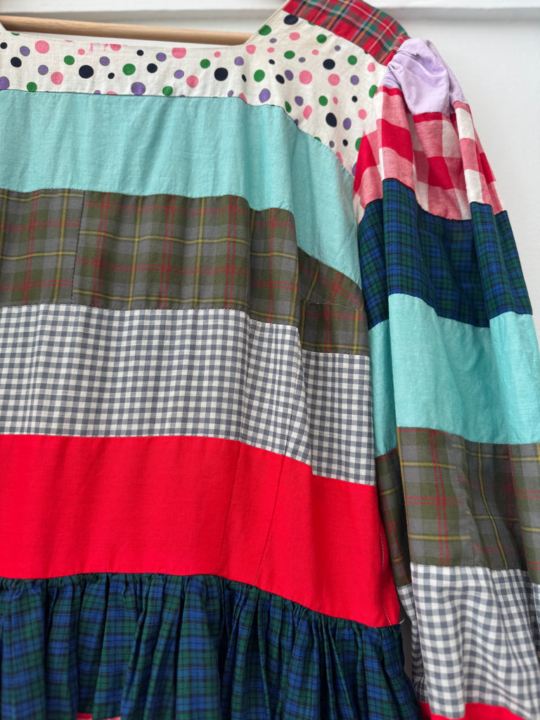 Vintage patchwork dress