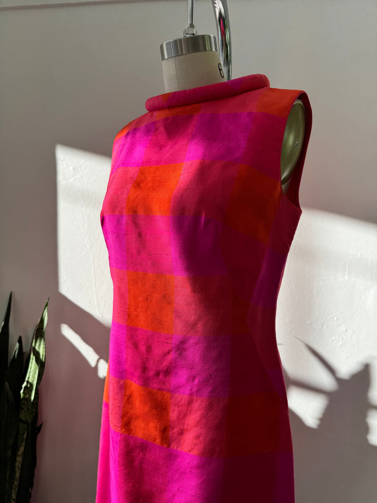 Vintage Haz L's thai silk Dress