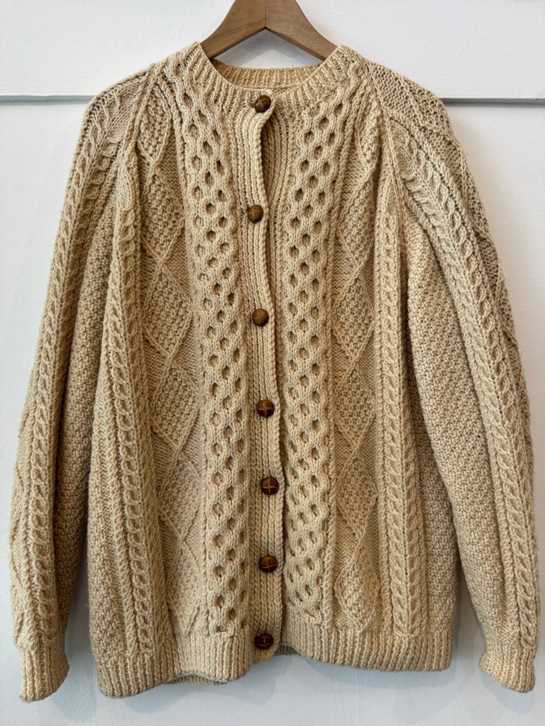 Vintage wool cardigan outerwear