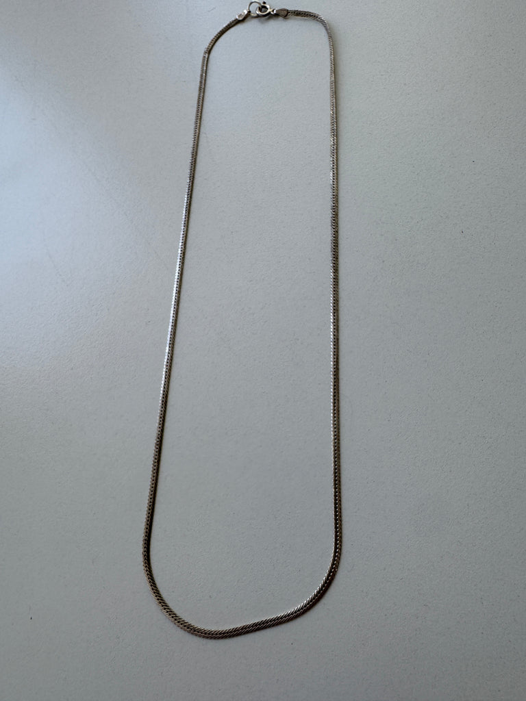 Sterling silver herringbone chain