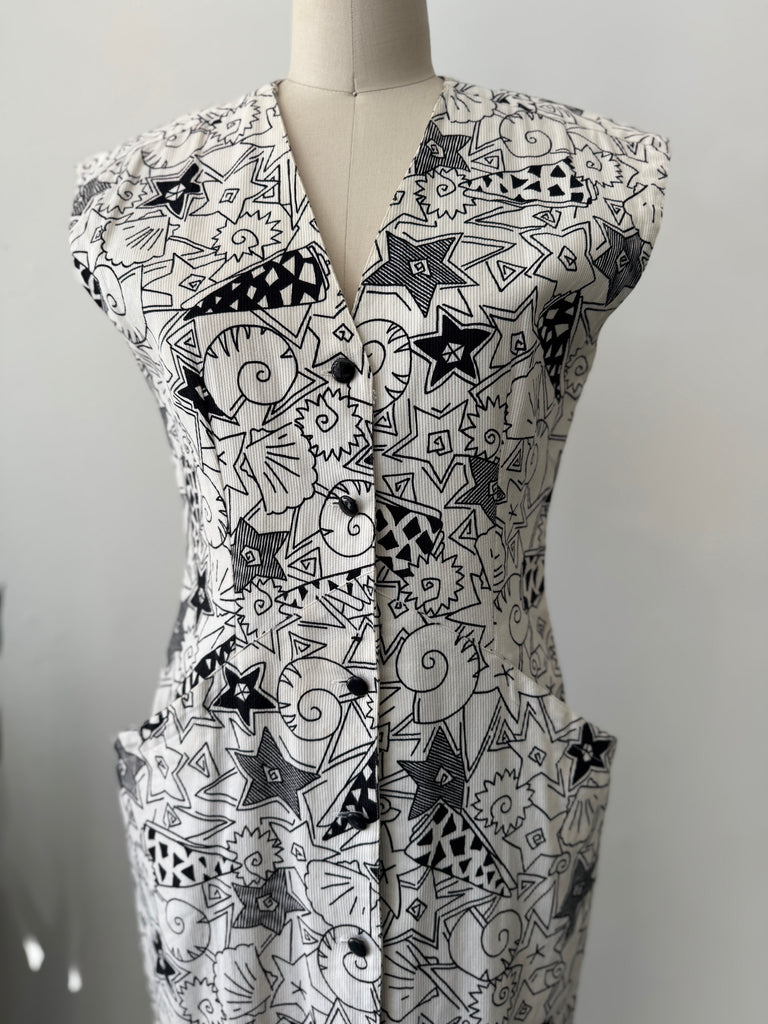 Vintage printed Dress