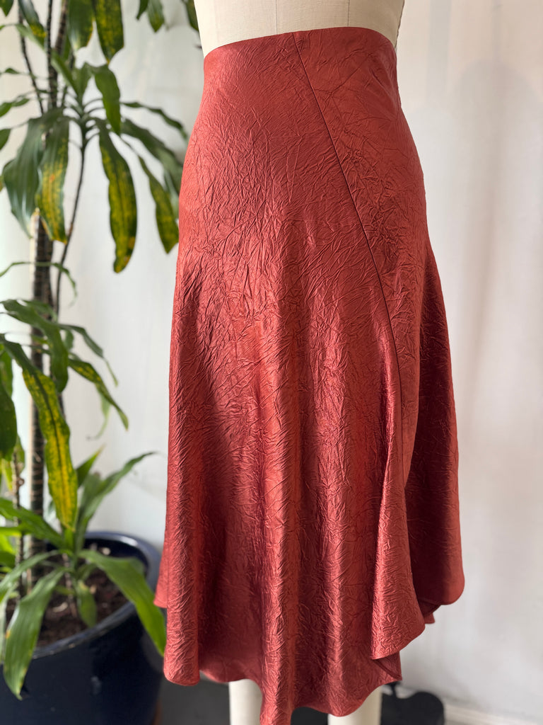 Vince wrinkle skirt waist “30-34”