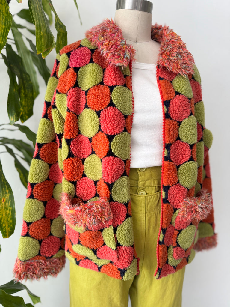 Fleece textured outerwear