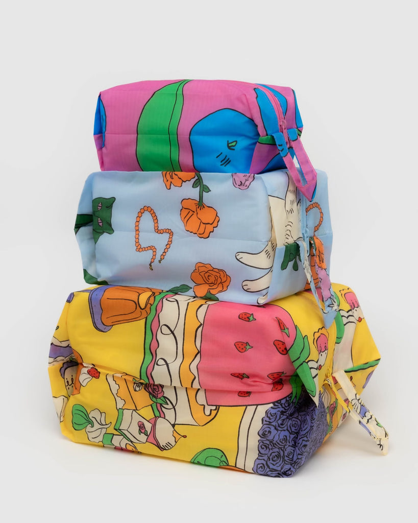 Baggu | 3d zip set | still life