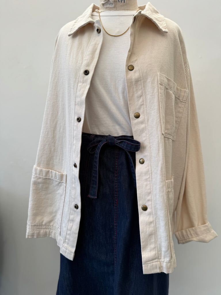 Handmade cotton chore coat