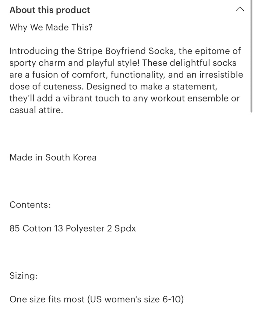 Le bon shoppe boyfriend sock cardinal