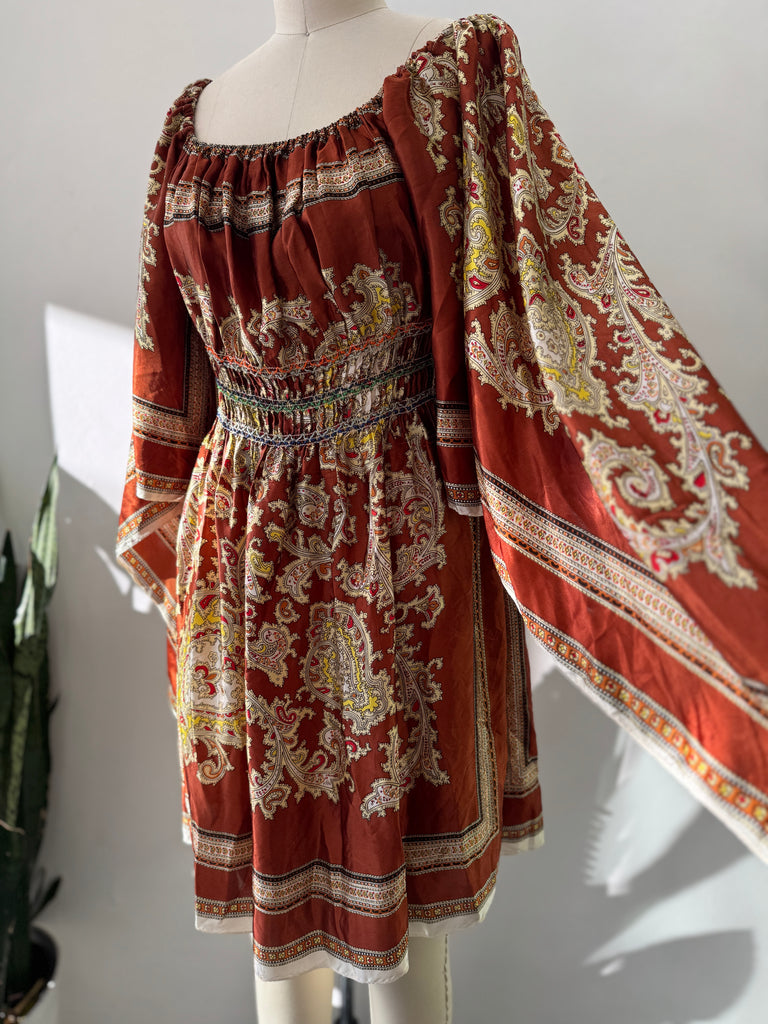 Vintage scarf dress